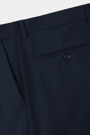 Double-breasted wool suit - Charcoal grey