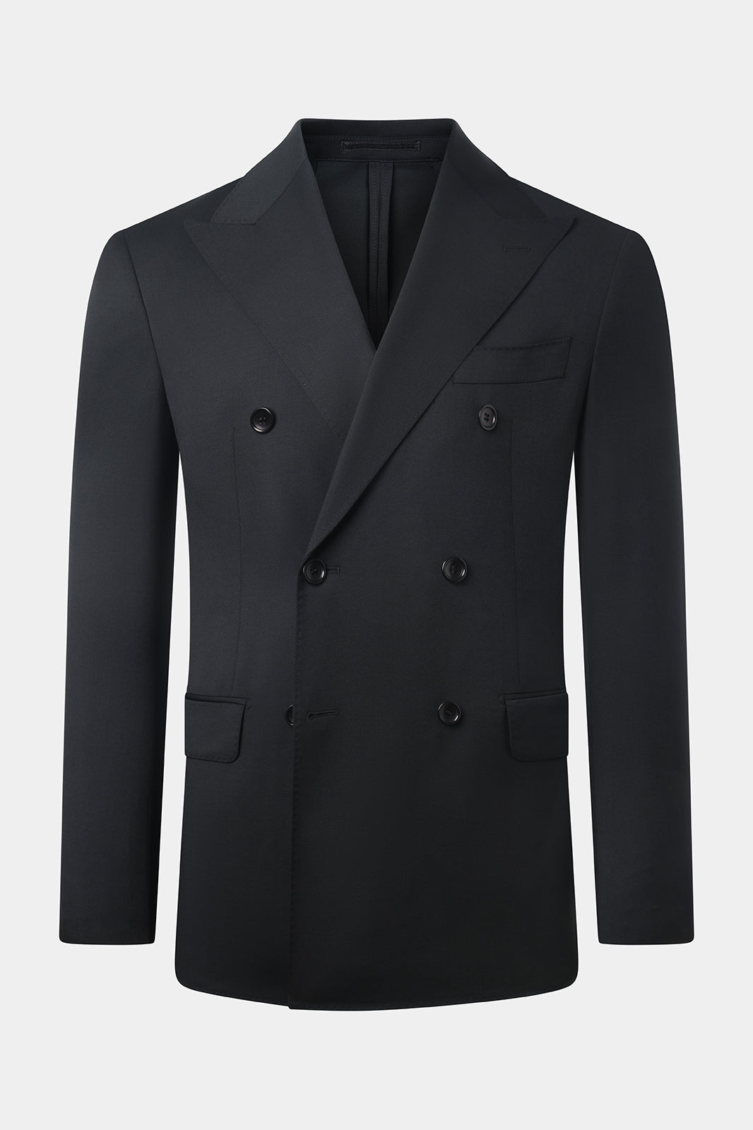 Double-breasted wool suit - Black - to be checked by Dorit