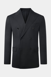 Double-breasted wool suit - Black - to be checked by Dorit