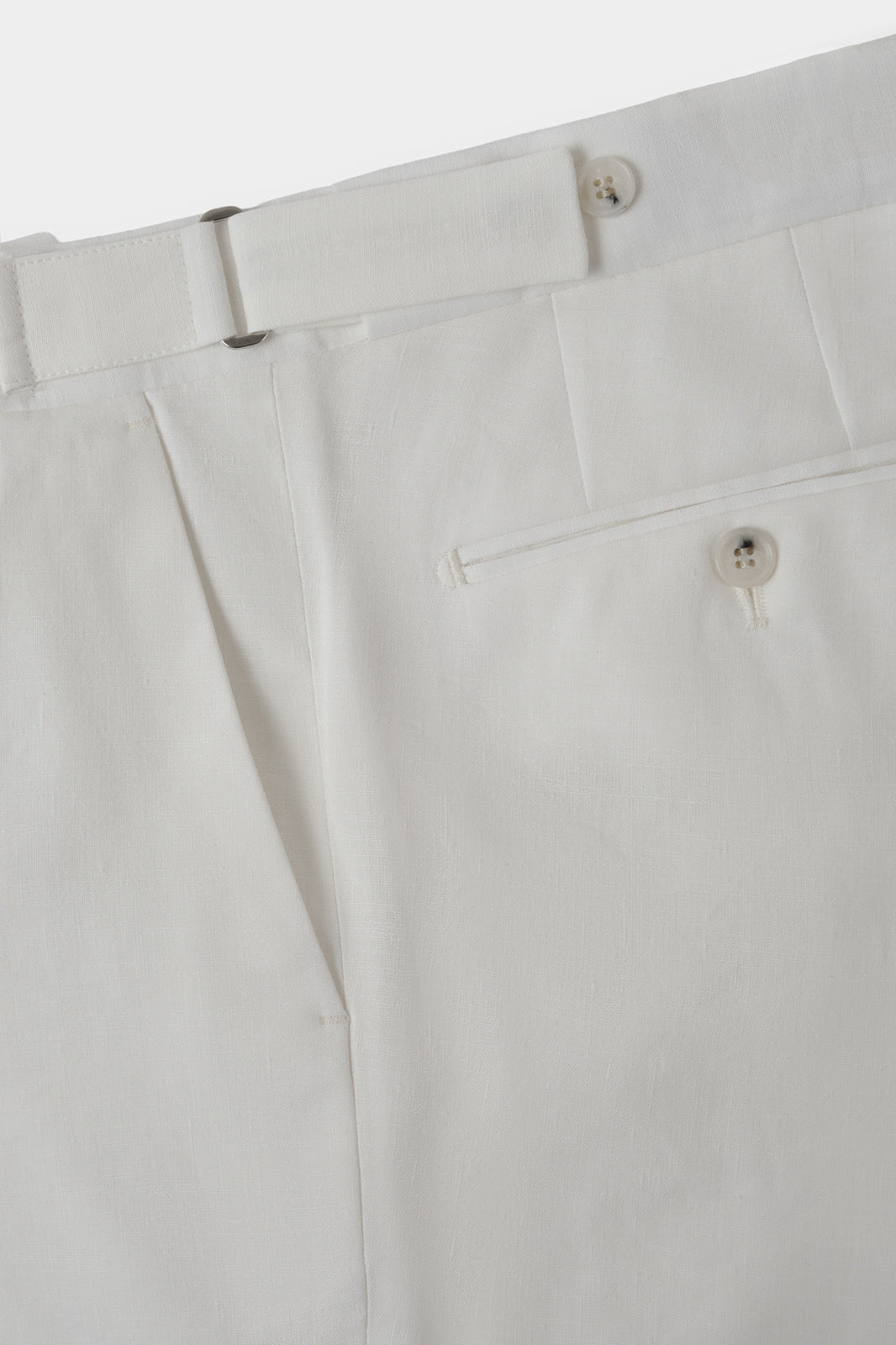Costume croisé lin mélangé - Blanc