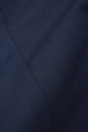 Double-breasted suit with patch pocket and drawstring trousers - Navy Blue