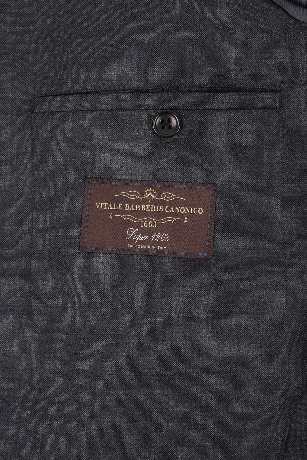 Double-breasted suit and trousers with adjustable tabs - Anthracite grey