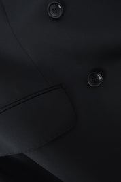 Double-breasted wool suit - Black - to be checked by Dorit