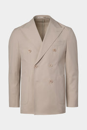 Costume croisé et pantalon pattes de serrage - Beige