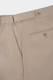 Costume croisé et pantalon pattes de serrage - Beige