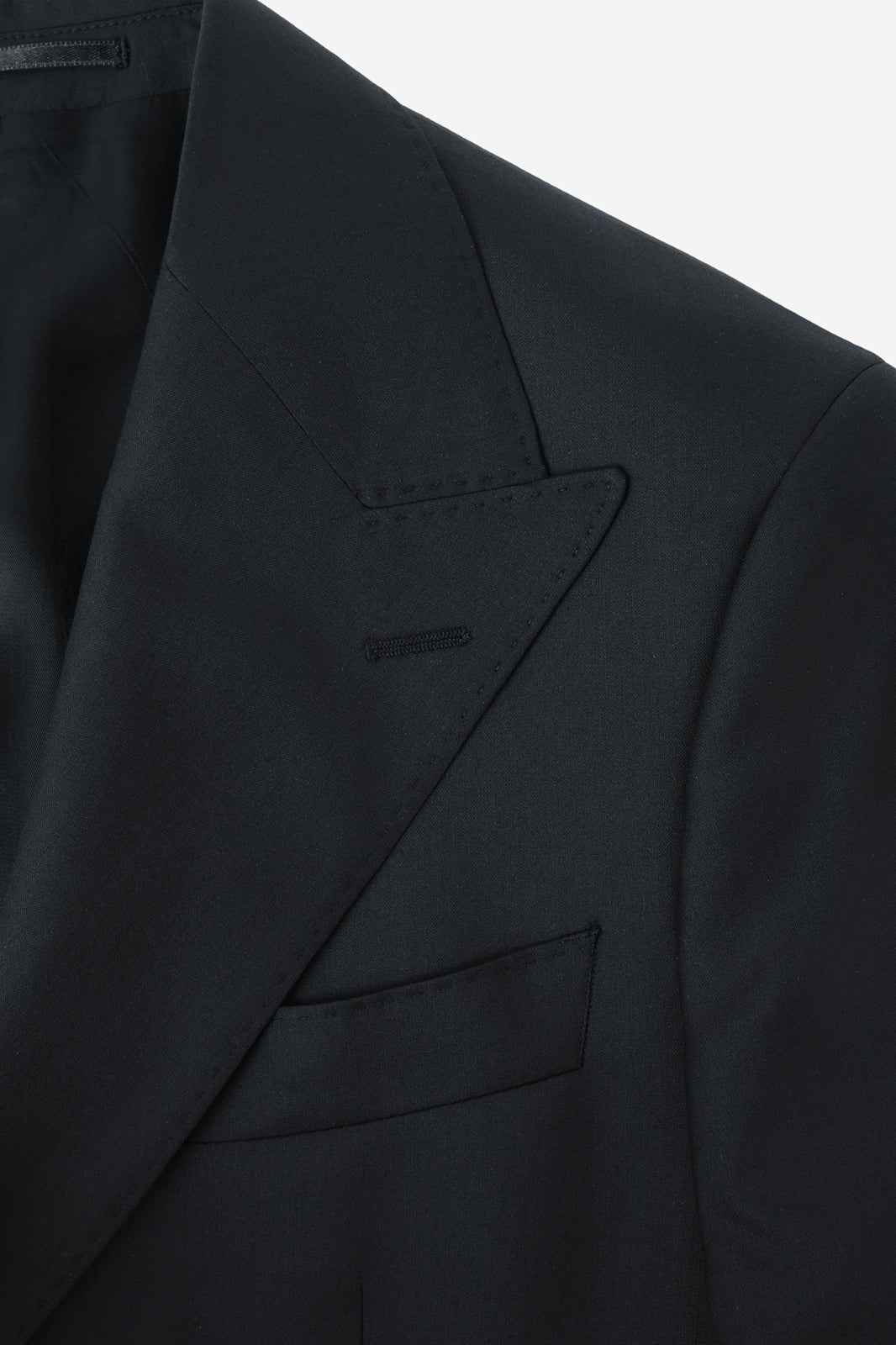 Costume revers flèche et pantalon patte de serrage - Noir