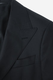 Costume revers flèche et pantalon patte de serrage - Noir