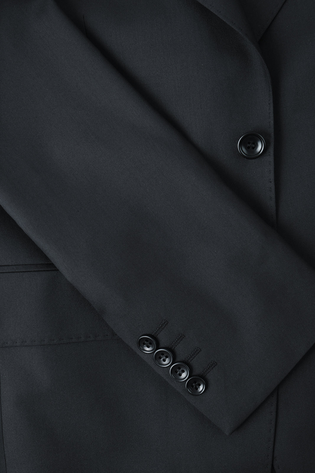 Costume revers flèche et pantalon patte de serrage - Noir