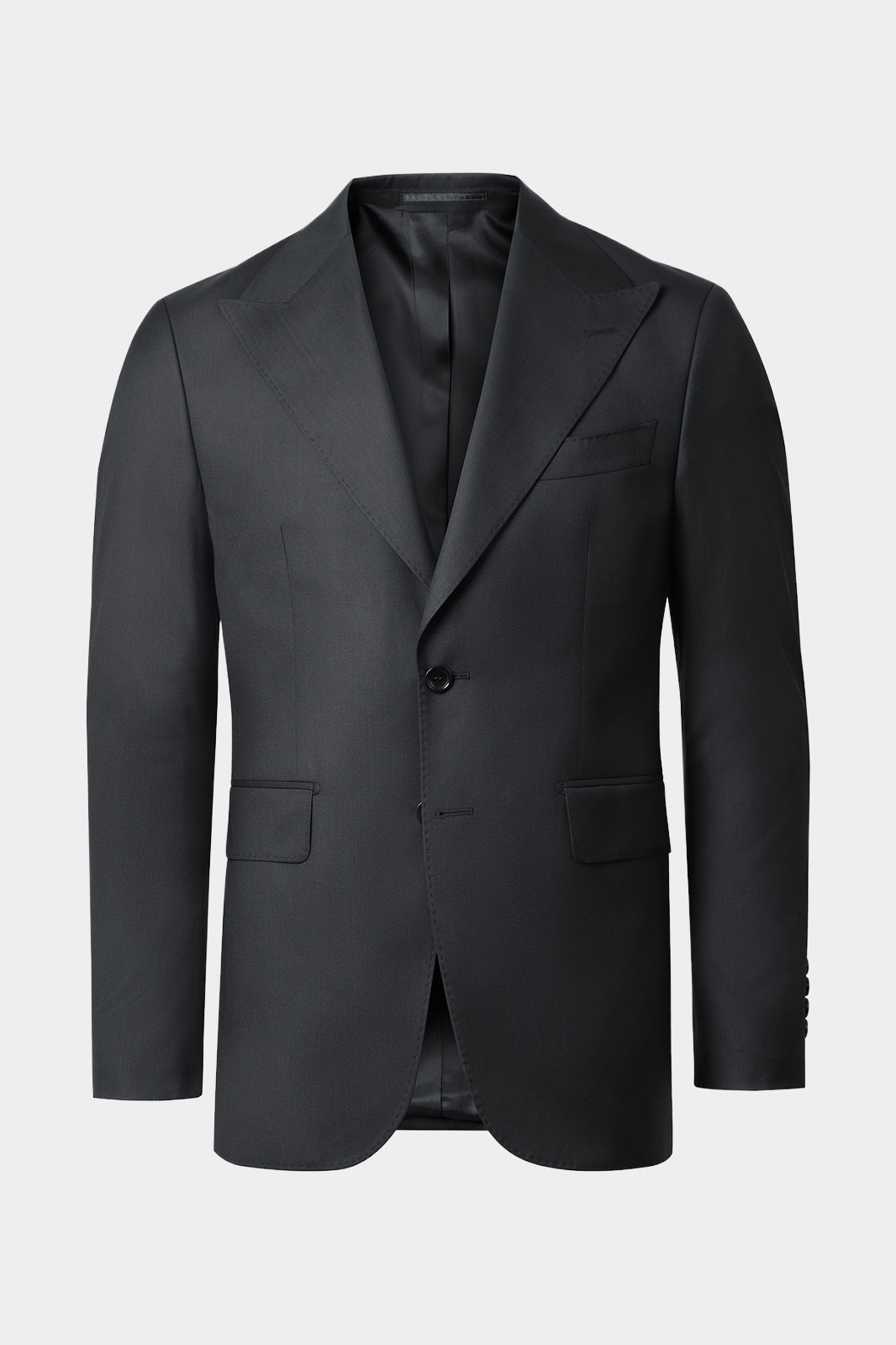 Costume revers flèche et pantalon patte de serrage - Noir