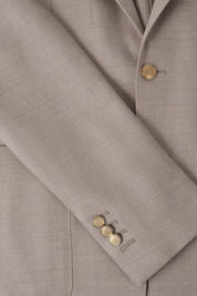 Stretch wool blazer - Beige - Swiss price 329 - to be checked by Dorit