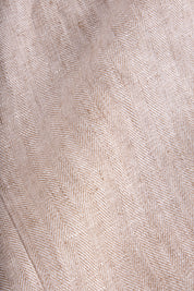 Veste en lin poche plaquée - Beige