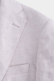 Veste en lin poche plaquée - Gris clair