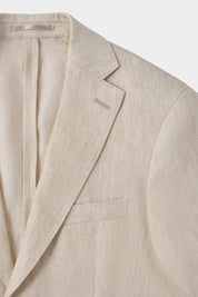 Veste en lin - Beige clair