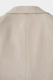 Veste en lin - Beige clair