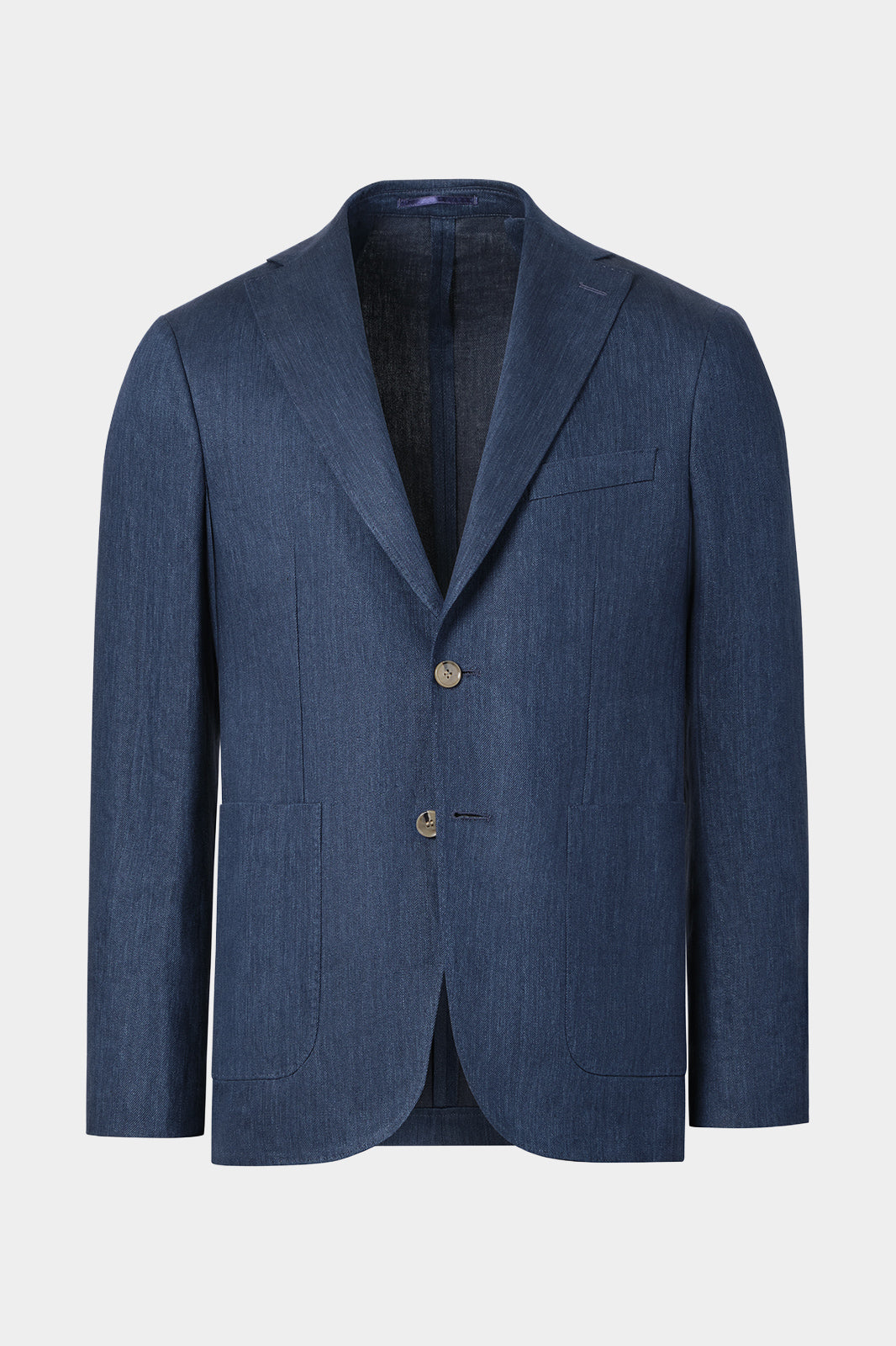 Veste en 100% lin de chez Leomaster Bleu