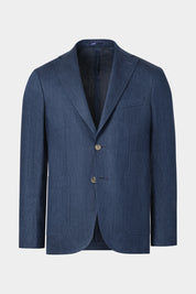 Veste en 100% lin de chez Leomaster Bleu