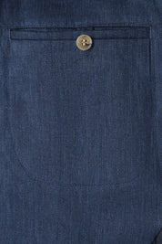 Veste en lin - Bleu