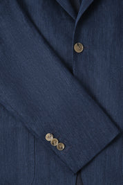 Veste en lin - Bleu