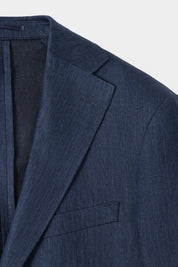 Veste en lin - Bleu