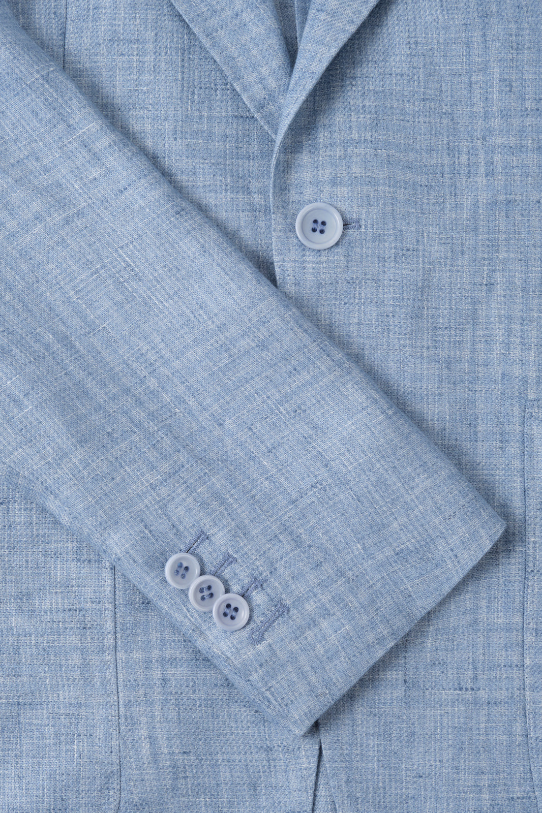 Veste en lin Zegna - Prince de Galles ciel
