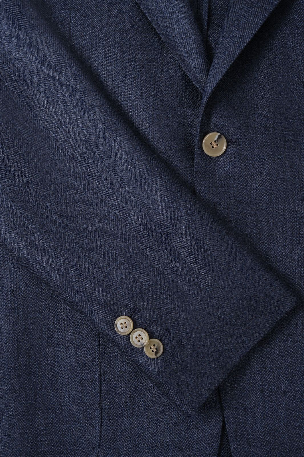 Blazer en lin et soie - Bleu