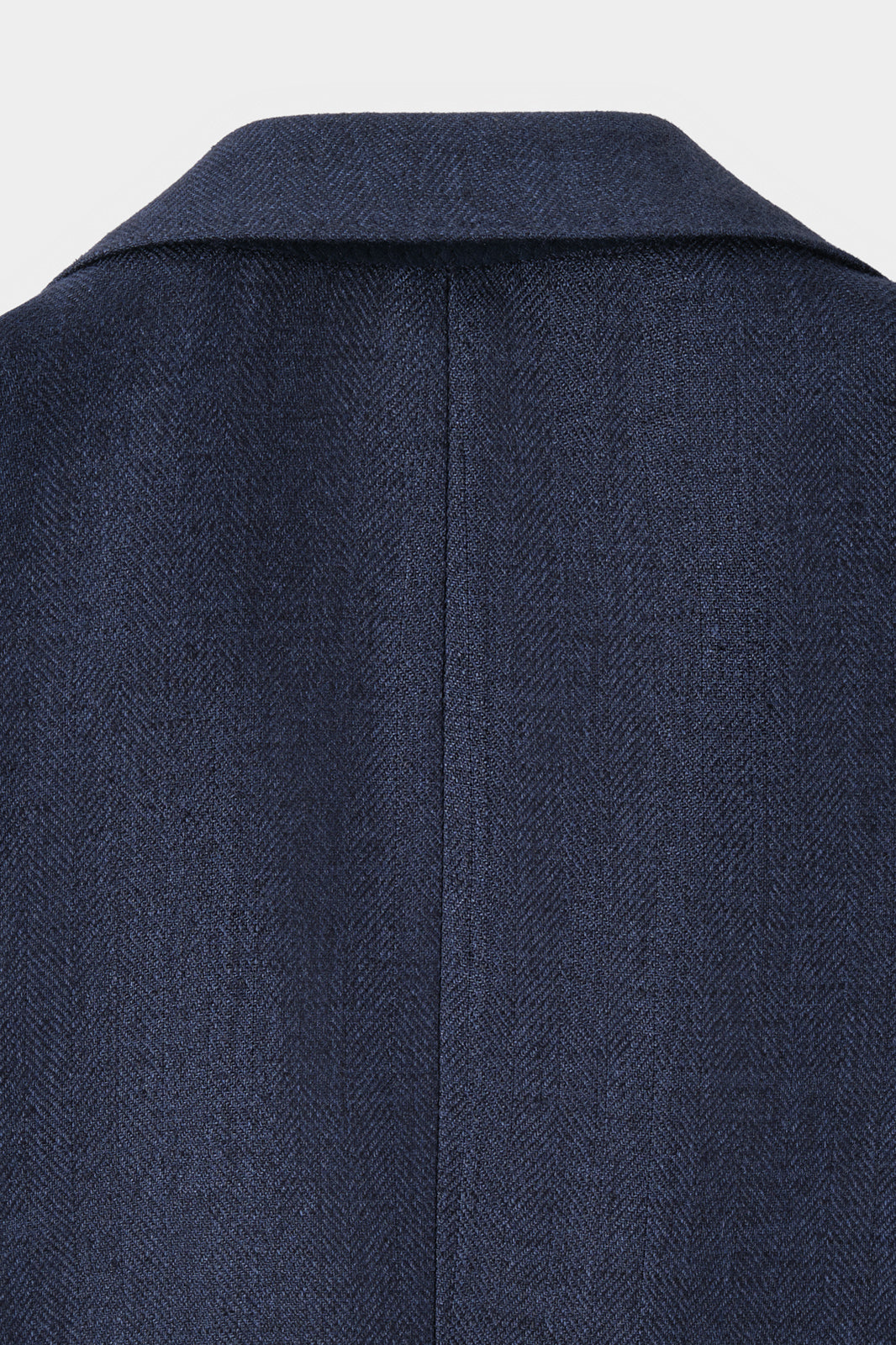 Blazer en lin et soie - Bleu
