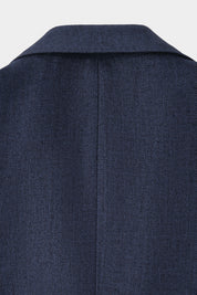Blazer en lin et soie - Bleu
