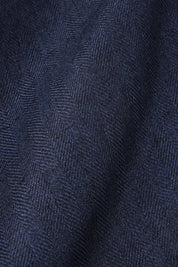 Blazer en lin et soie - Bleu