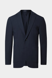 Costume poche plaquée - Marine