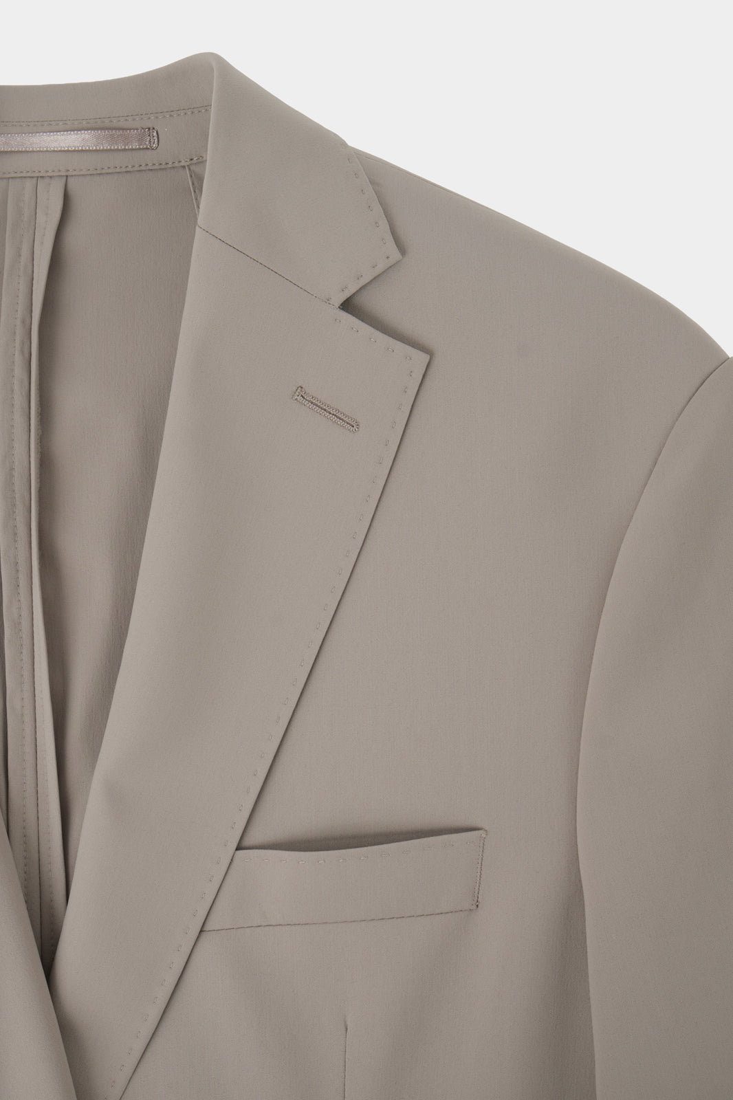 Costume poche plaquée - Beige