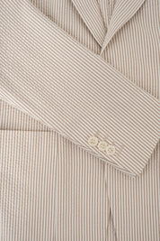 Costume à rayures - Blanc et Beige