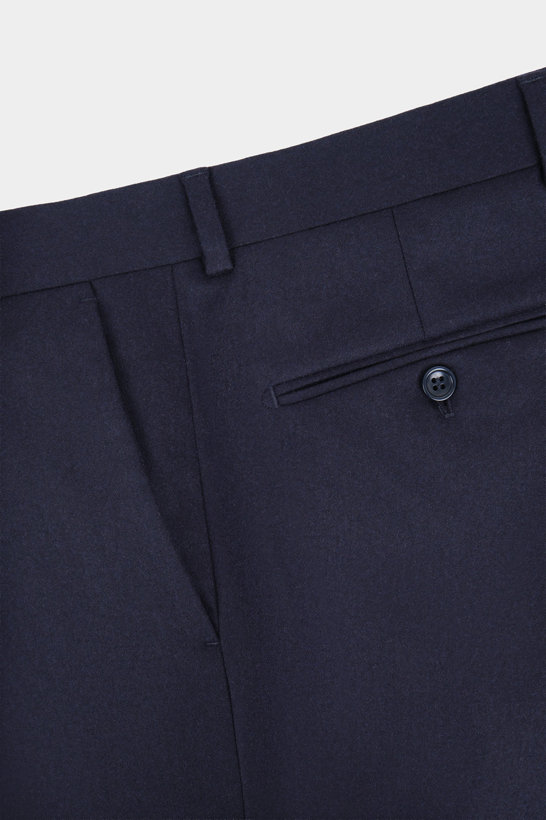 Suit with patch pocket - Flannel - Navy