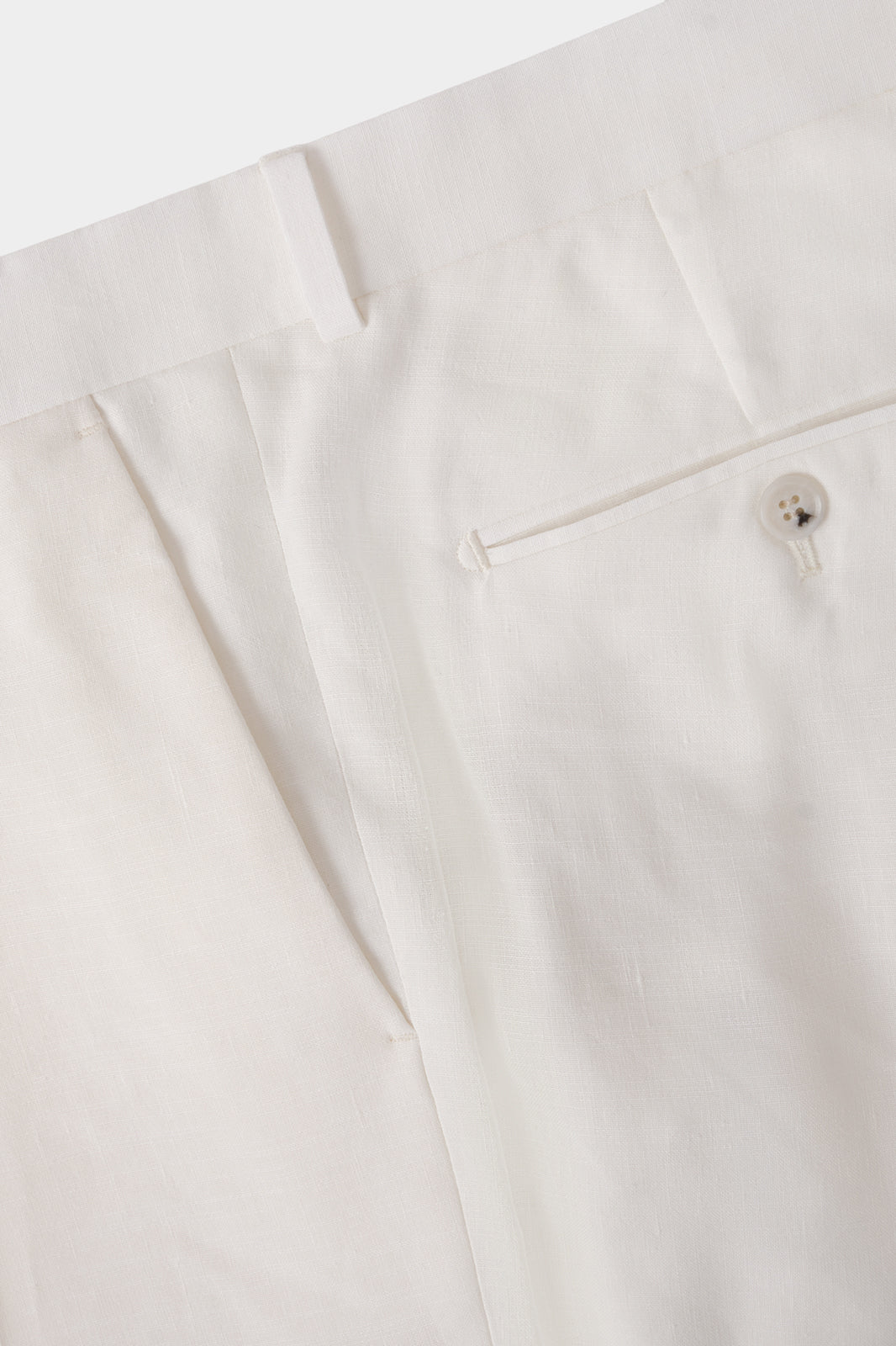 Costume poche plaquée - Blanc