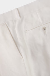 Costume poche plaquée - Blanc