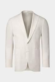 Costume poche plaquée - Blanc