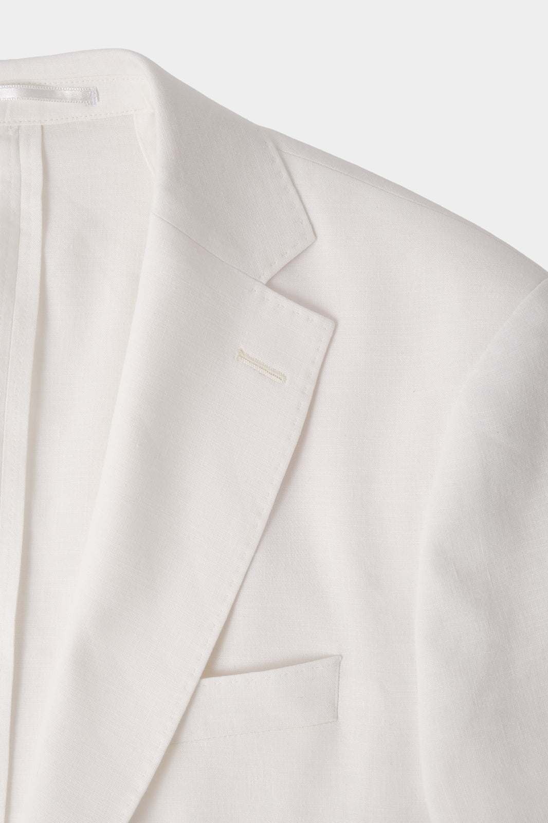 Costume poche plaquée - Blanc