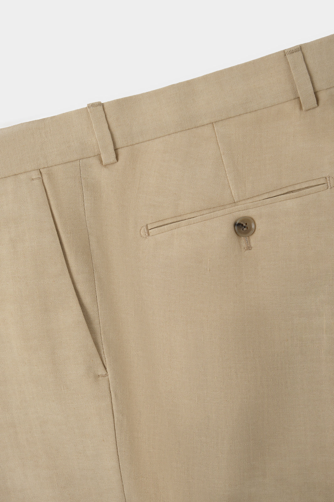 Linen blend suit - Beige