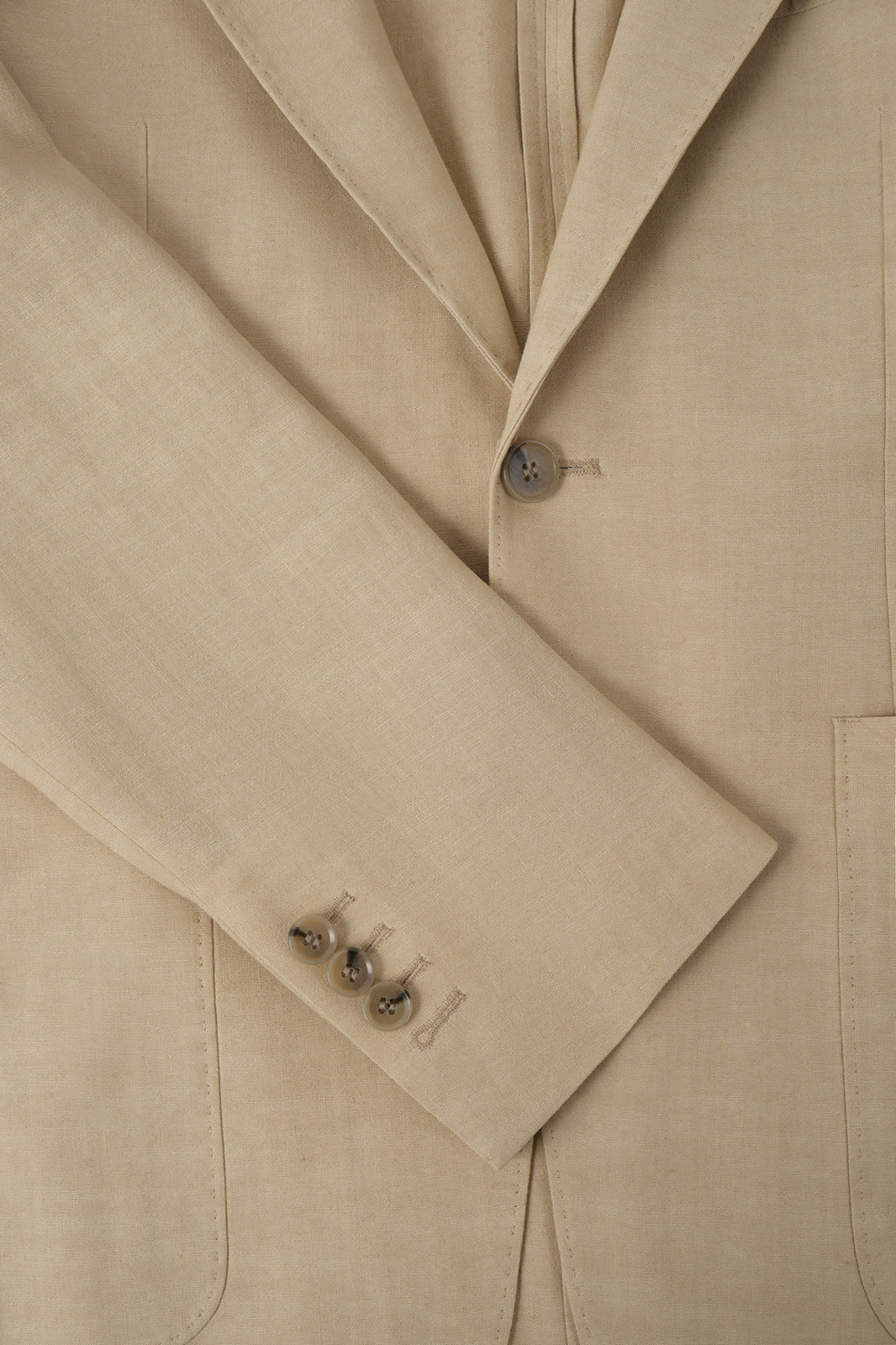 Linen blend suit - Beige
