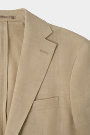 Linen blend suit - Beige