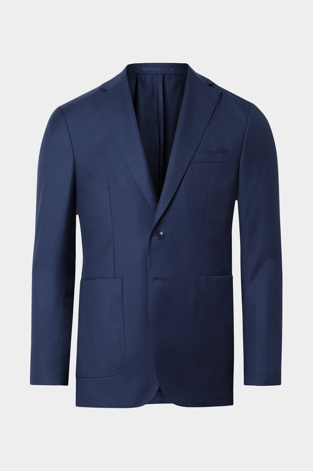 Costume poche plaquée - Bleu lumineux