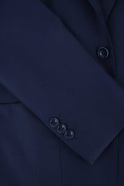 Costume poche plaquée - Bleu lumineux
