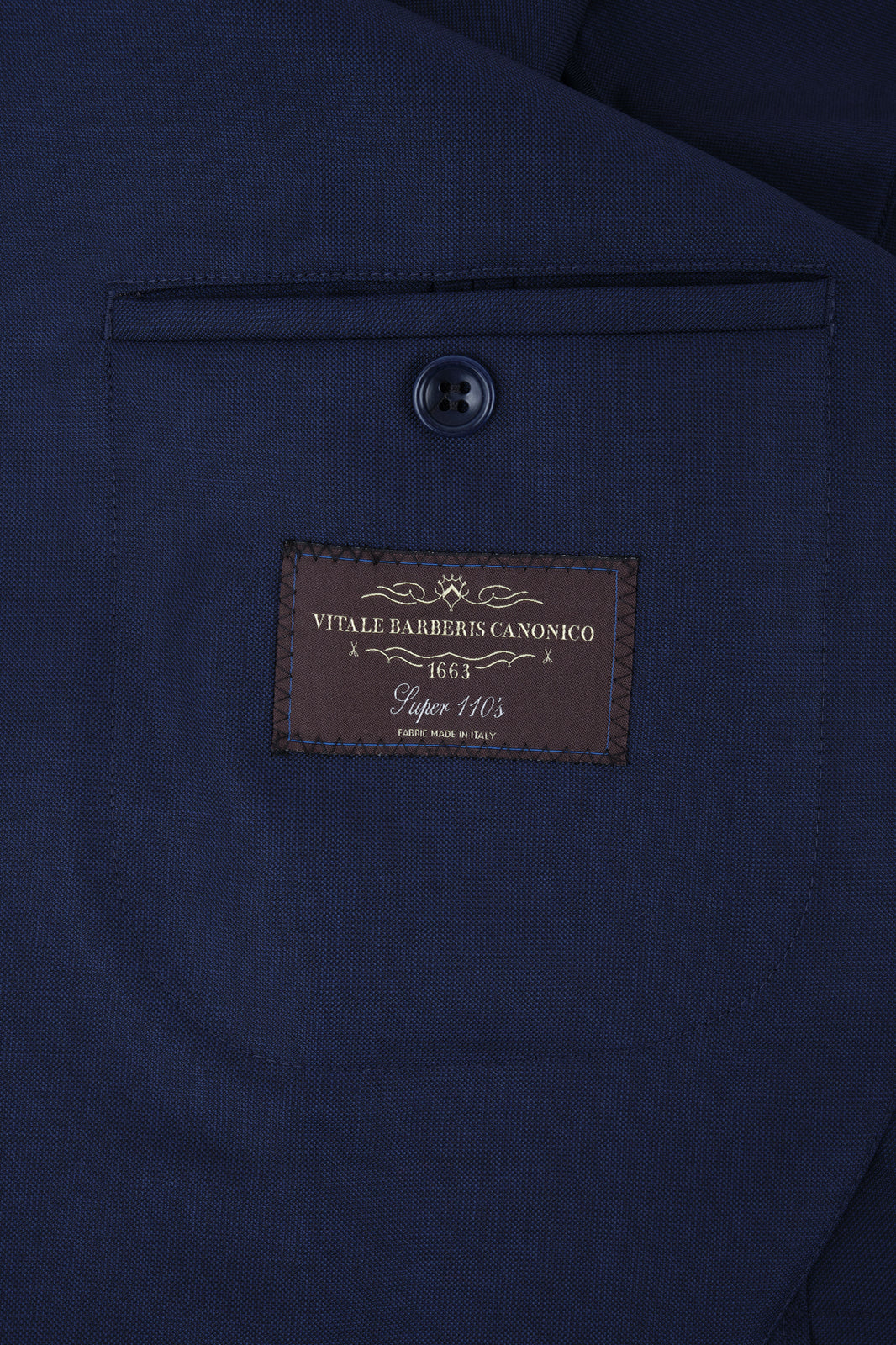 Costume poche plaquée - Bleu lumineux