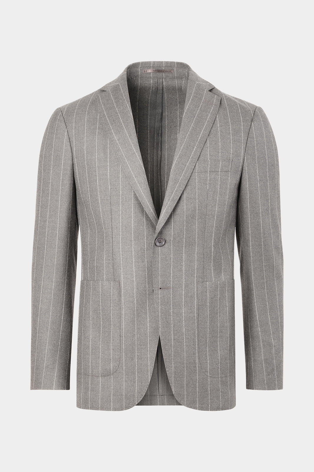 Costume avec pantalon patte de serrage - Gris à rayures