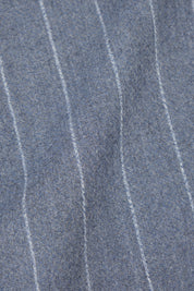 Costume avec pantalon patte de serrage - Gris clair à rayures