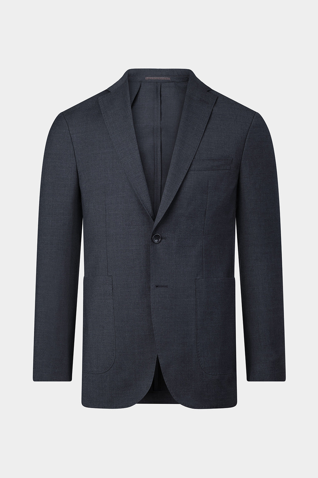 Costume en laine poche plaquée - Gris Anthracite
