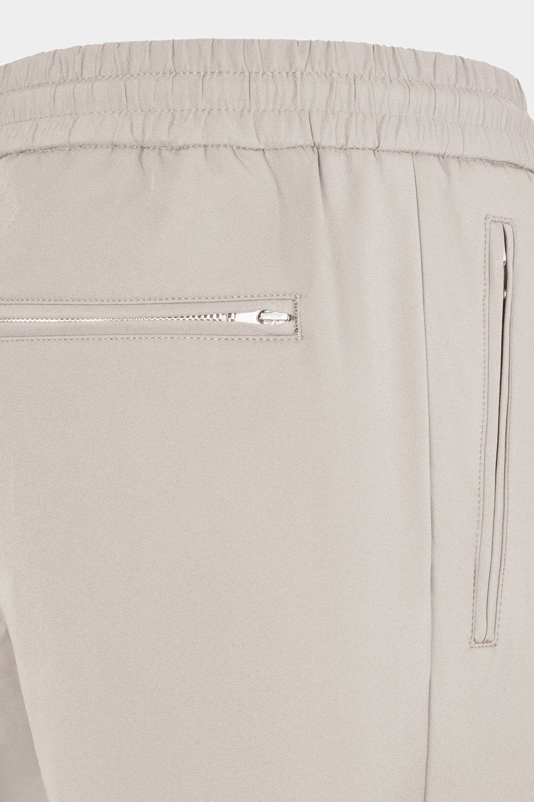 Pantalon jogpant technique poches zippées - Gris clair