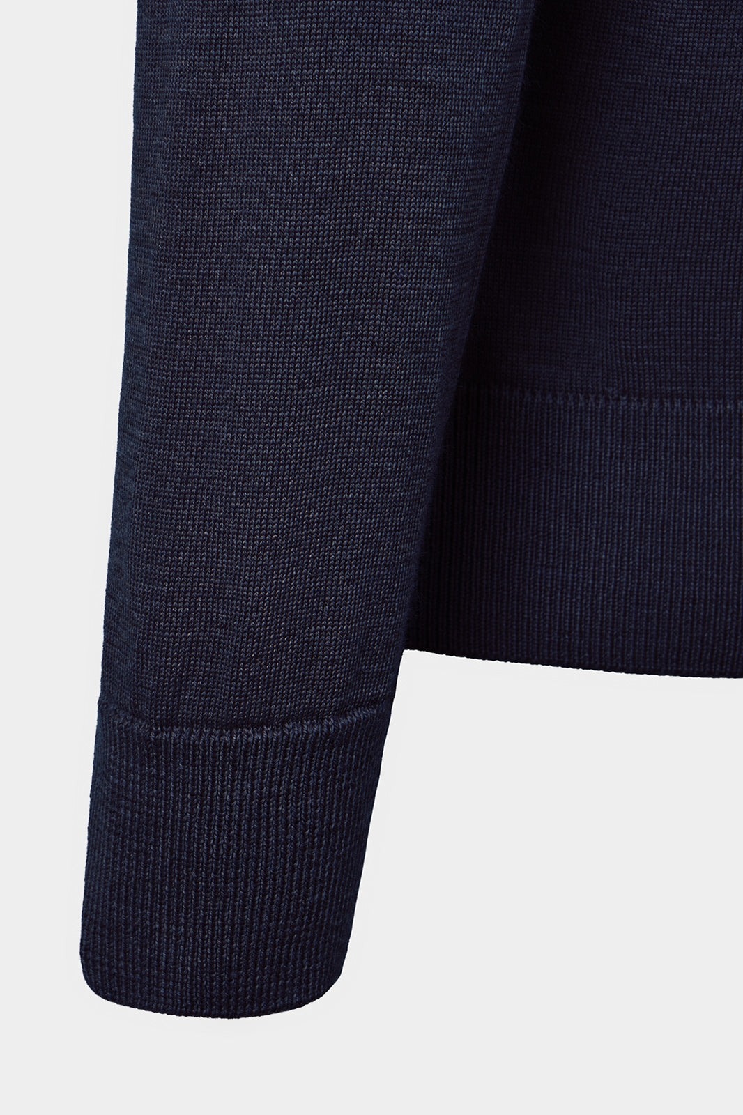 Pull col camionneur en laine - Marine