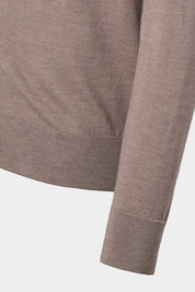 Grosgrain cardigan - Taupe - out of stock on 12/01