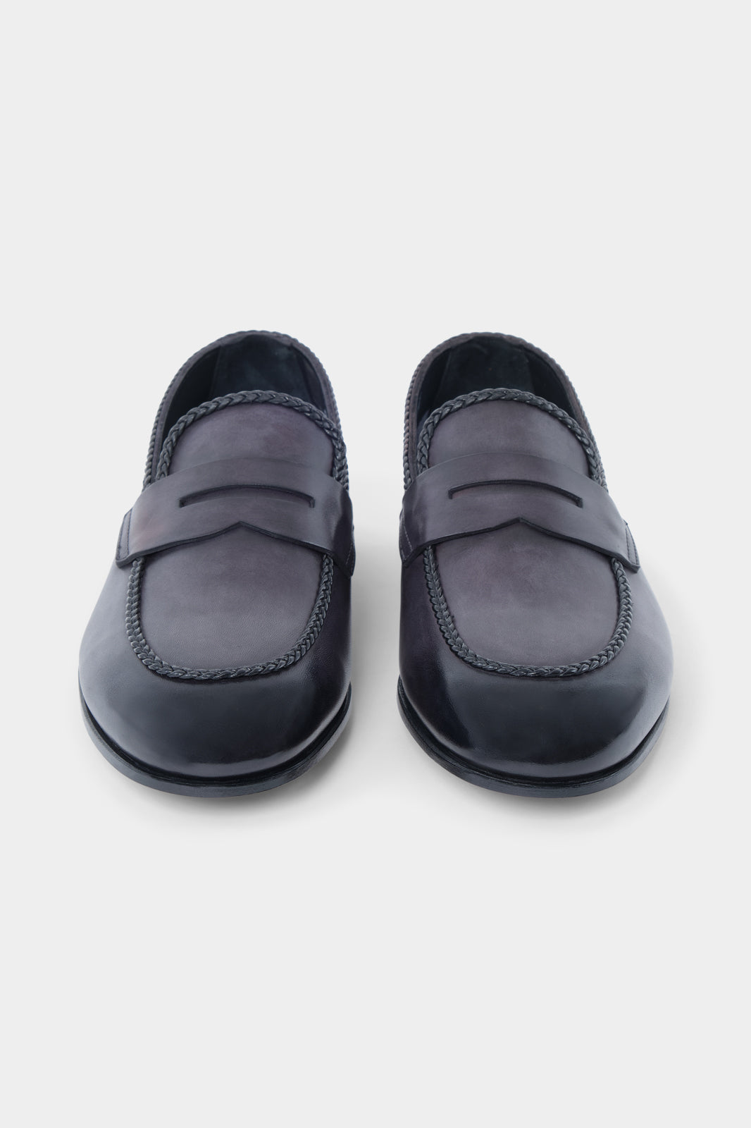 Mocassins Cuir - Gris