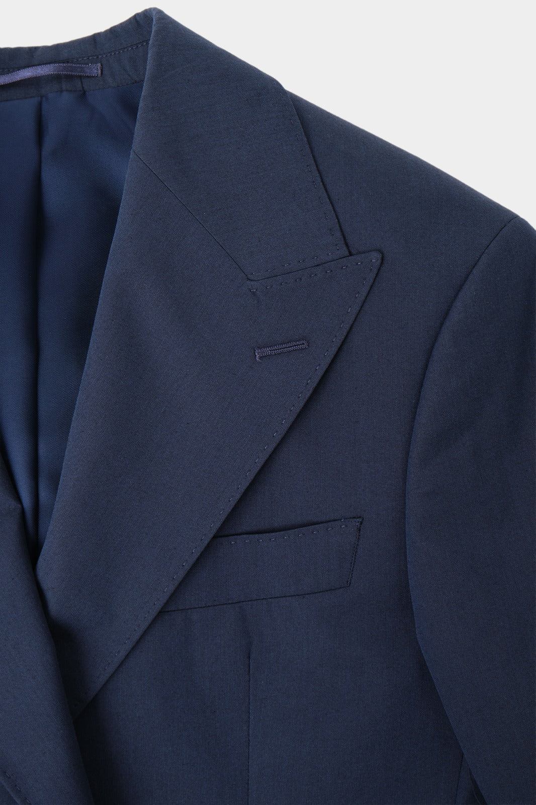 Arrow lapel suit and drawstring trousers - Navy